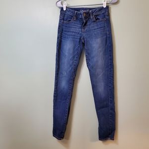 American Eagle Stretch Dark Wash Skinny Jeggings